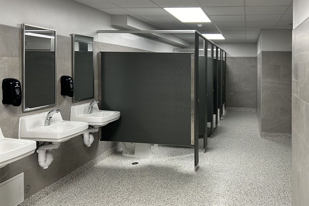 <p>MEP Design services for the renovation of 6 School Restroom.  New lighting, domestic and sanitary and ventilation were provided.</p>
